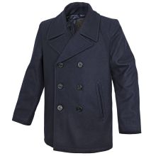 US Navy Pea Coat Tuch dunkelblau, Größe XS