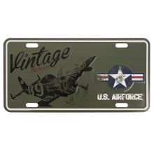 Nummernschild US Style mit Druck Vintage Series US Airforce