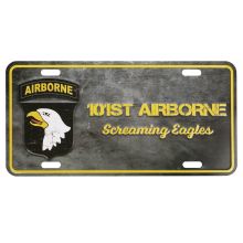 Nummernschild US Style mit Druck Screaming Eagles