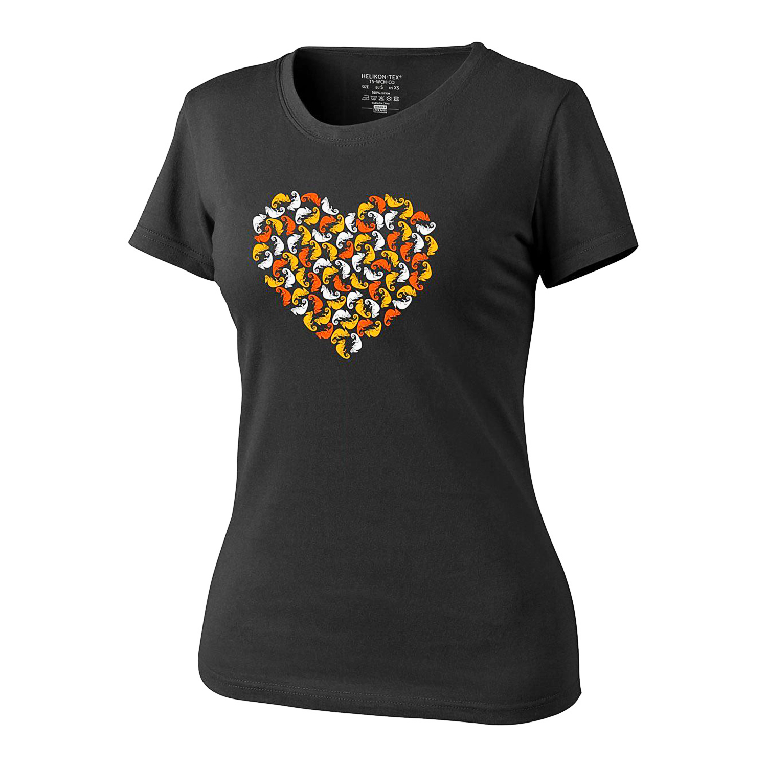 Womens T-Shirt Chameleon Heart