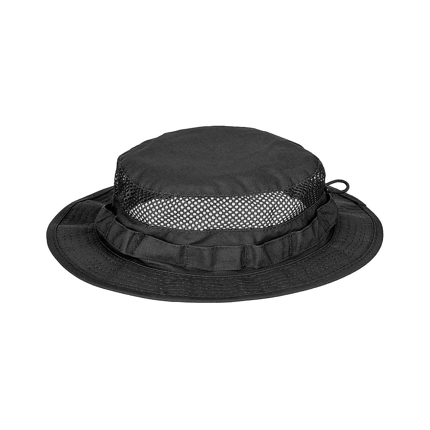 Buschhut Mesh Boonie schwarz, Größe L/XL