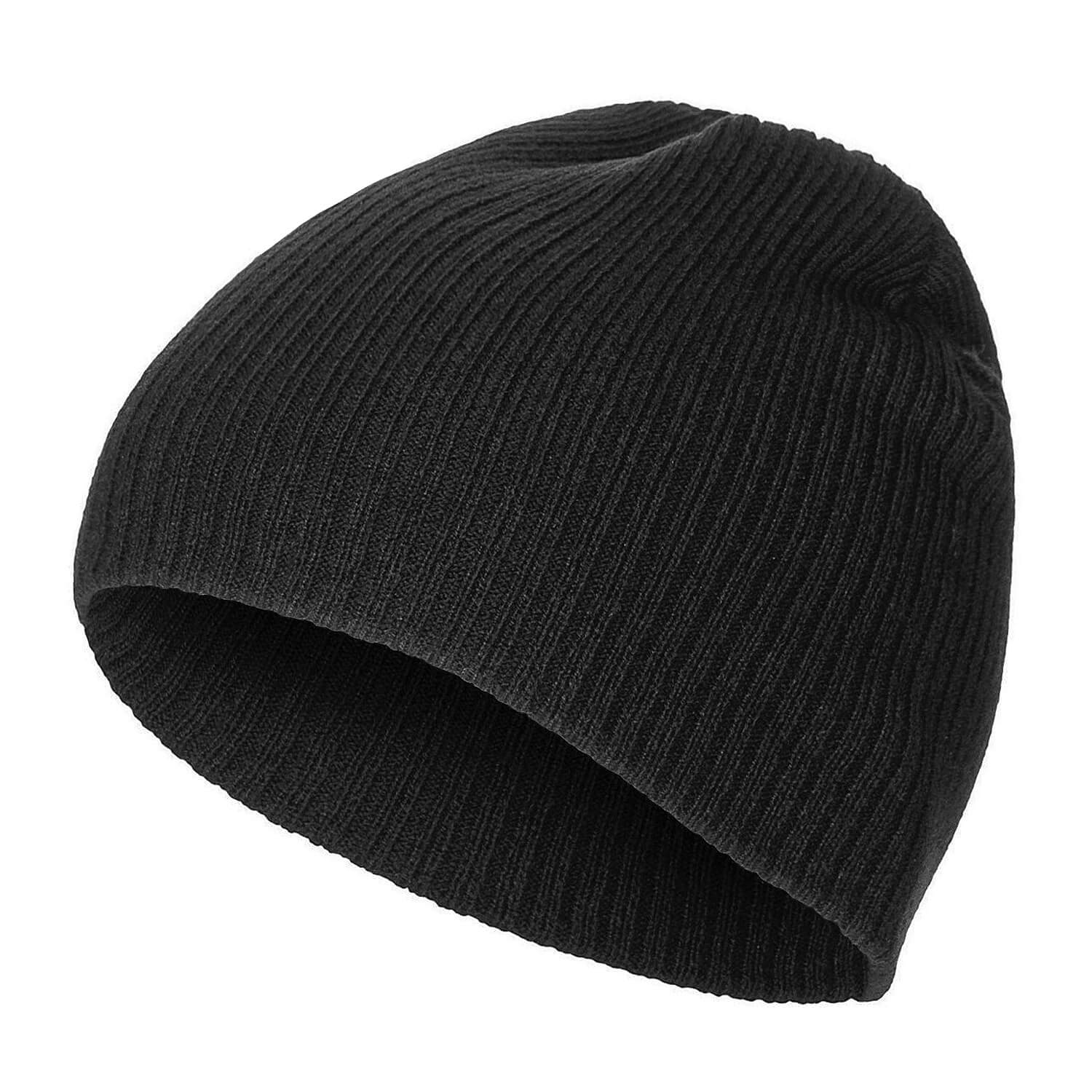 Ripstrickmütze Beanie extra kurz
