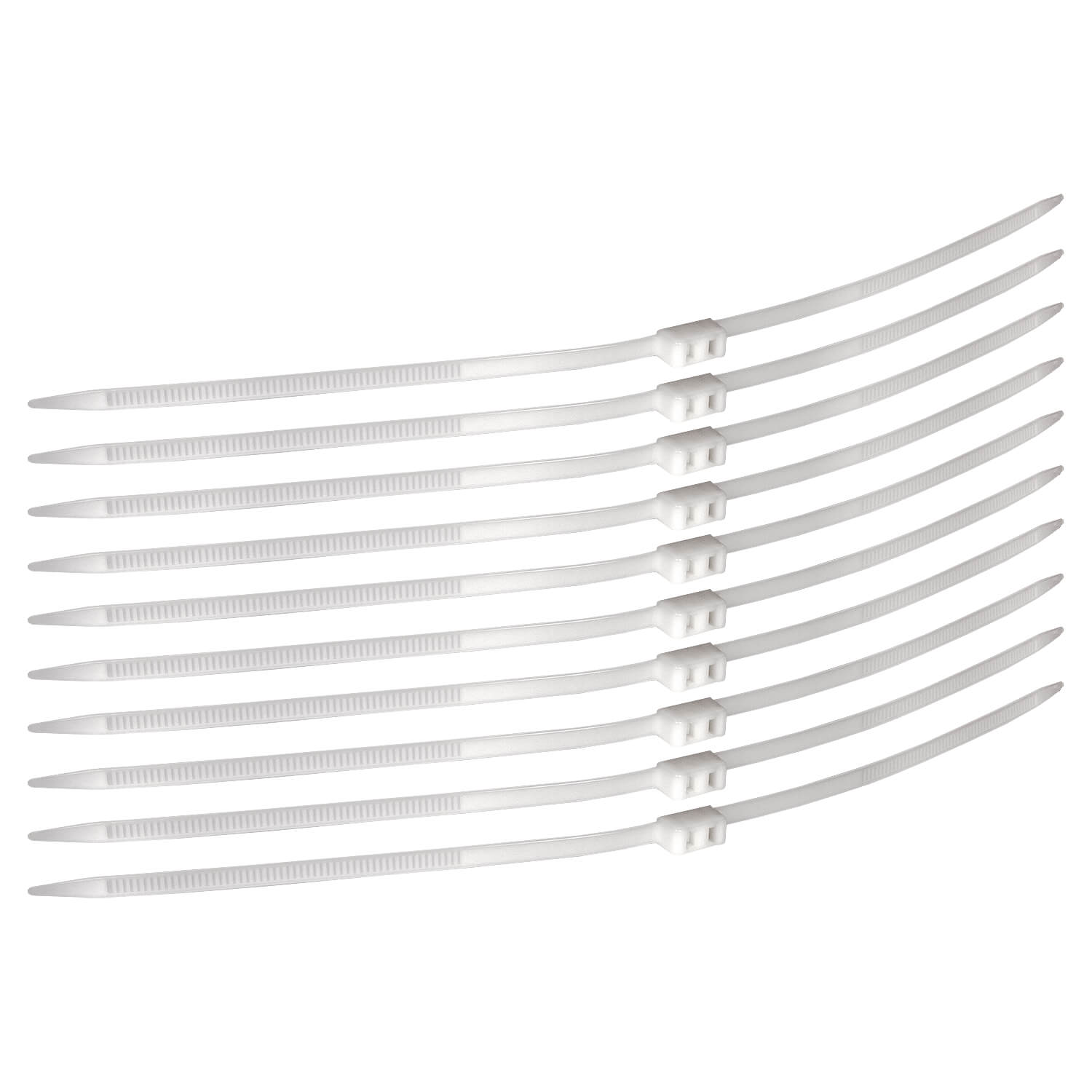 Kunststoffhandschellen 10er Pack 70 x 1.2 cm