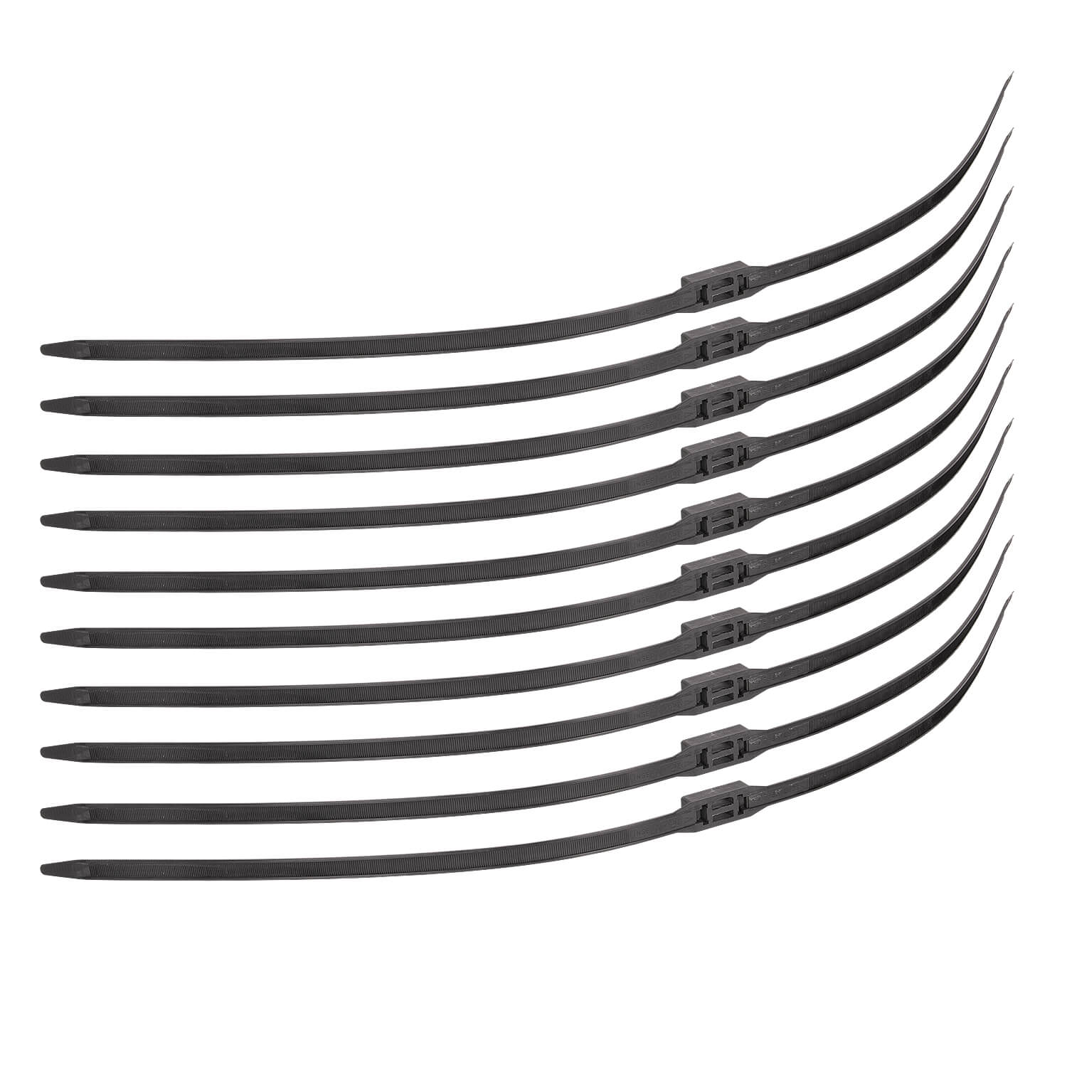 Kunststoffhandschellen 10er Pack 89 x 1.27 cm