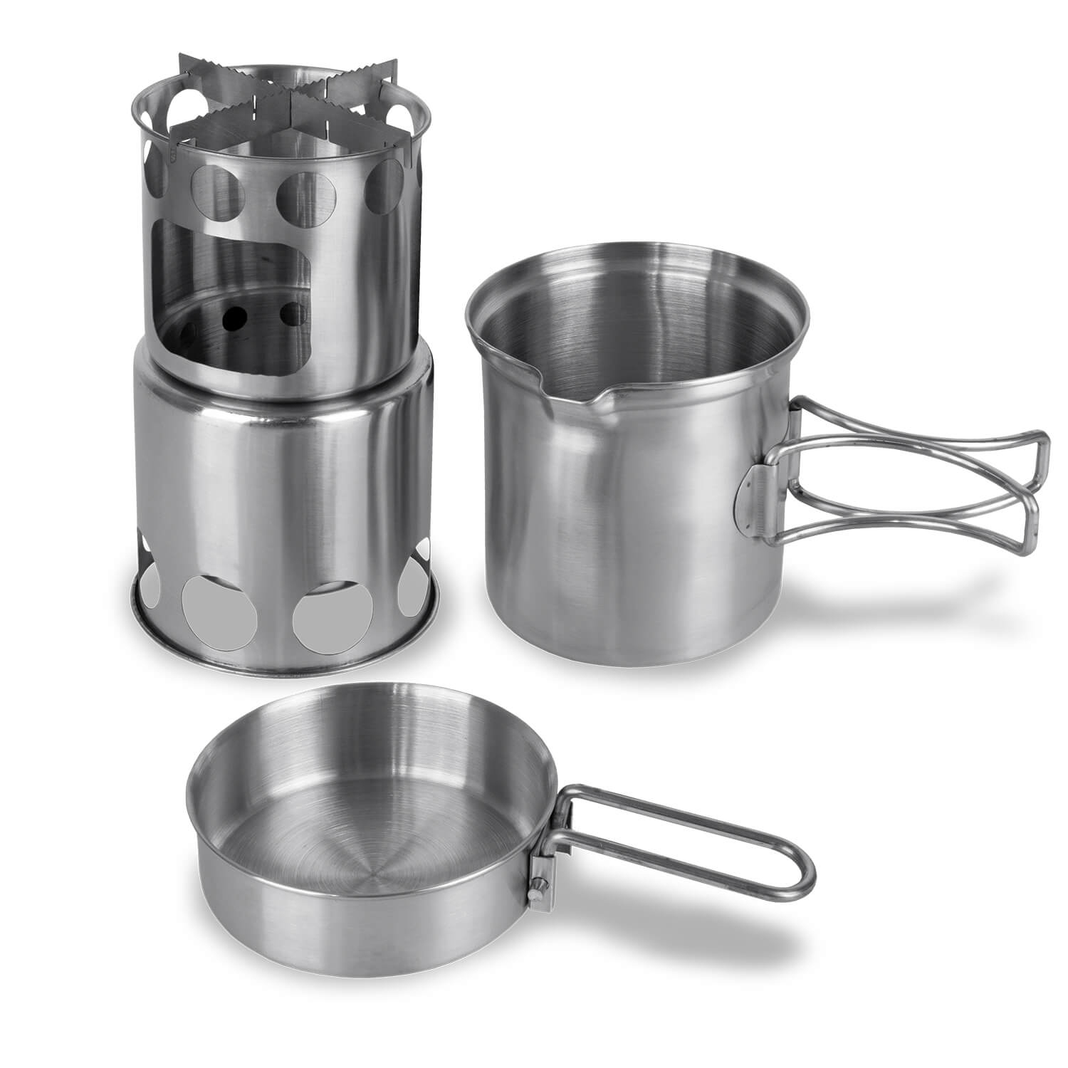 Edelstahl Koch-Set Travel