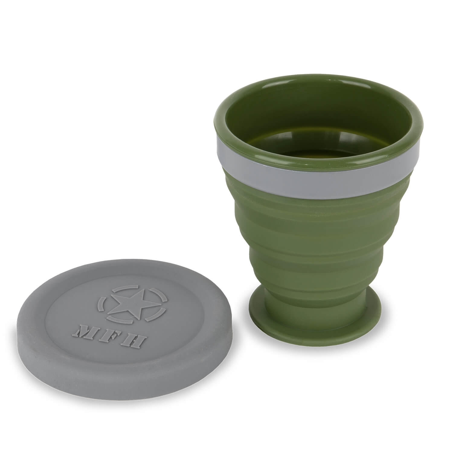 Faltbecher mit Deckel