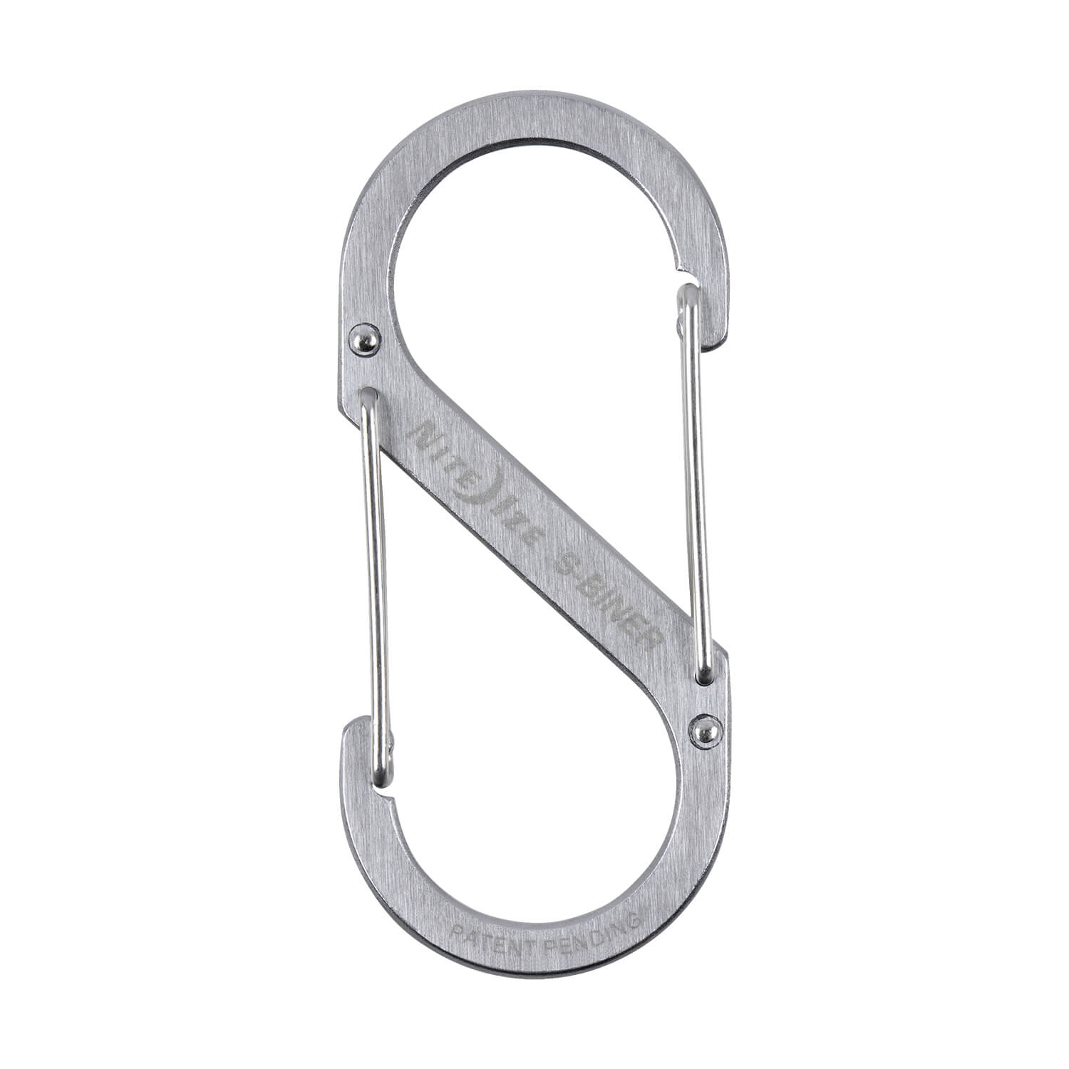Nite Ize S-Biner Hook 'N Hold - 2 Stück, Edelstahl S-Haken Mit Clip, Bis 4,5 Kg