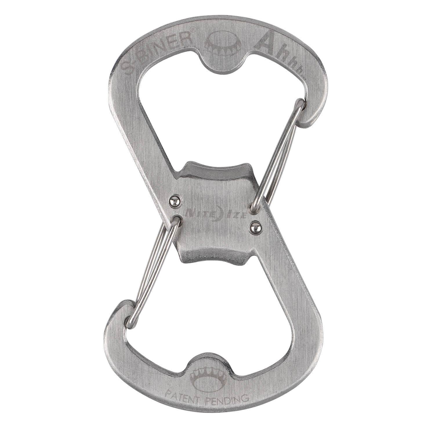 Stainless Bottle Opener S-Biner Karabiner