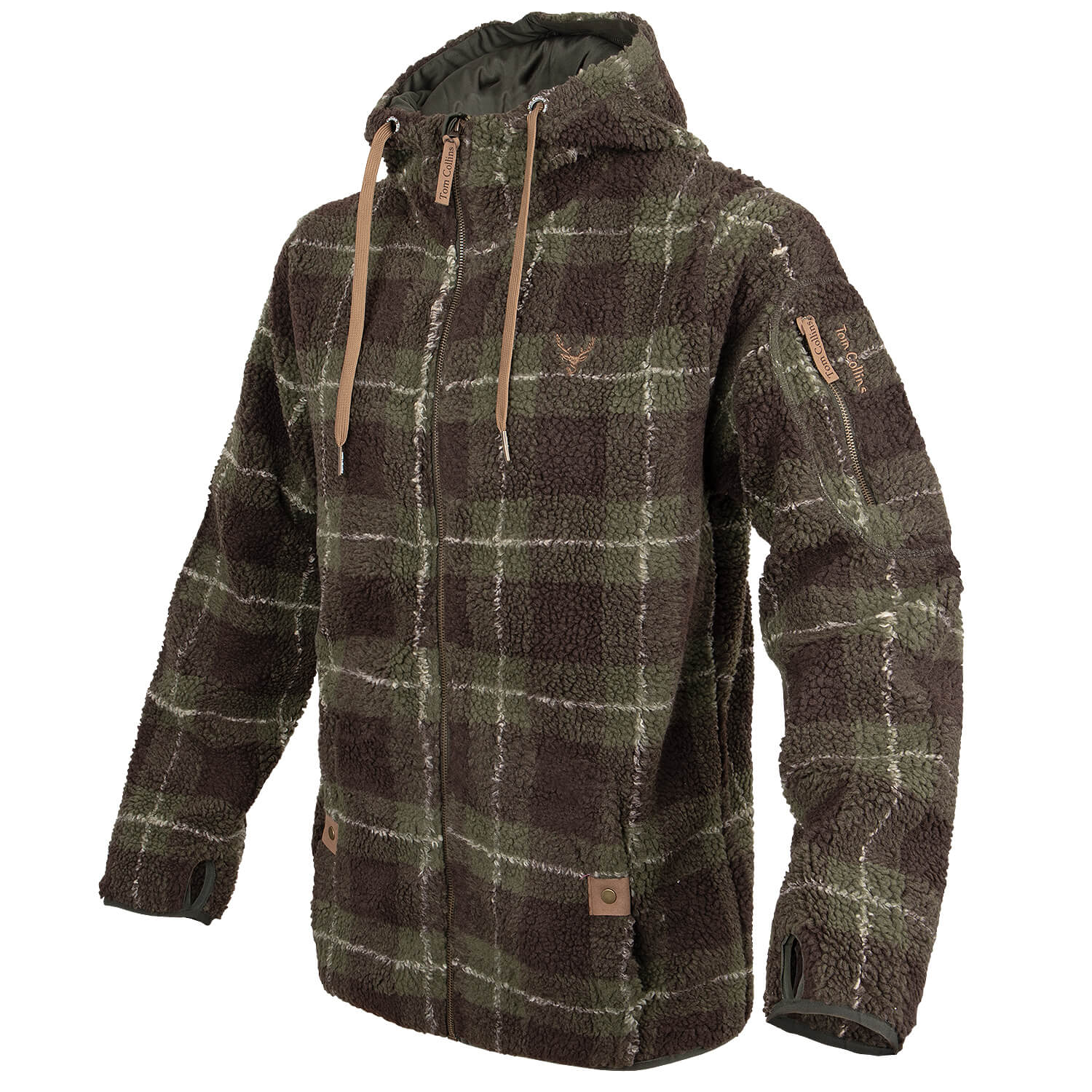 Teddyfleece Kapuzenjacke