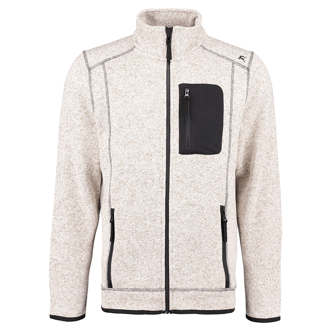 Strickfleece Jacke