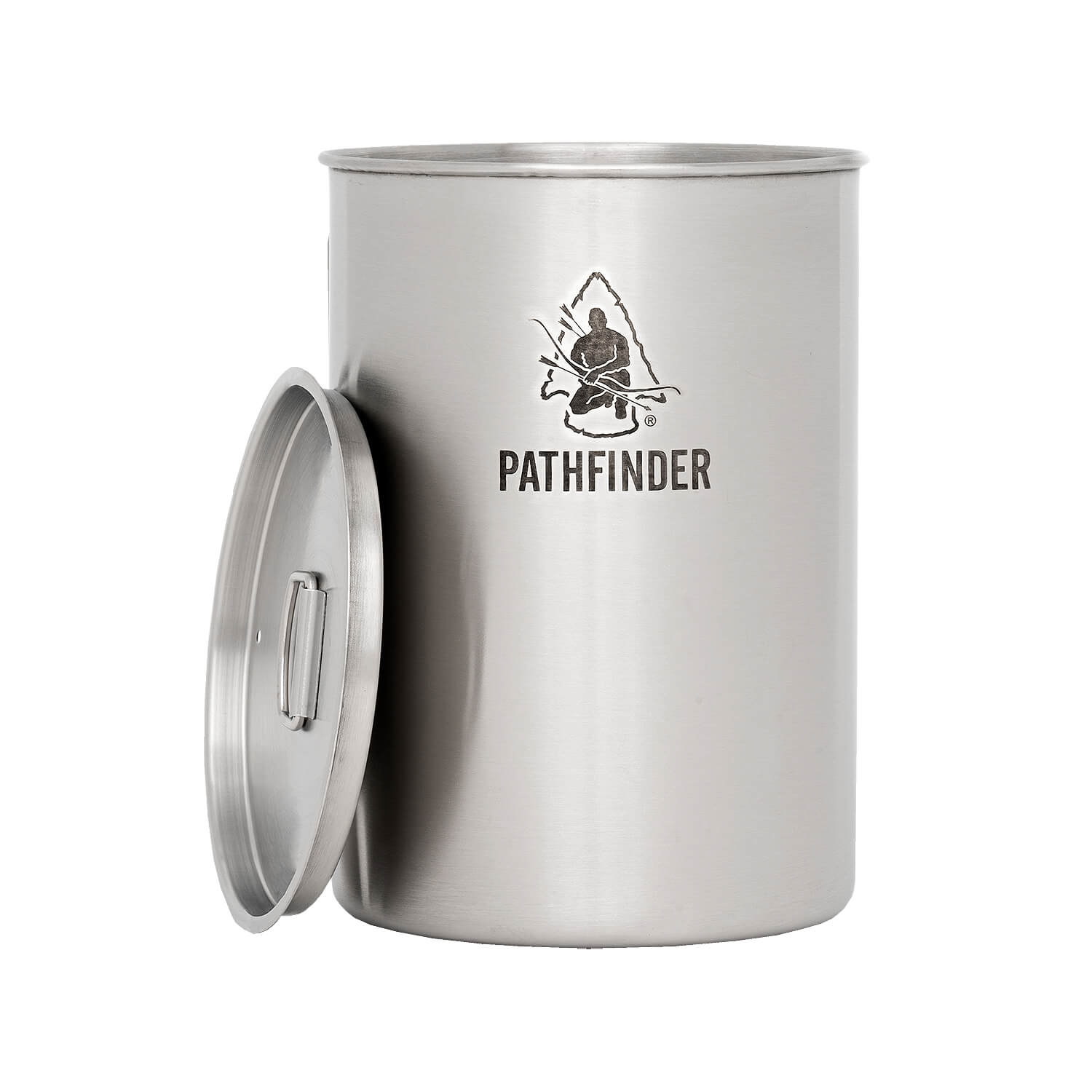 Edelstahl Becher mit Deckel 1.4 Liter