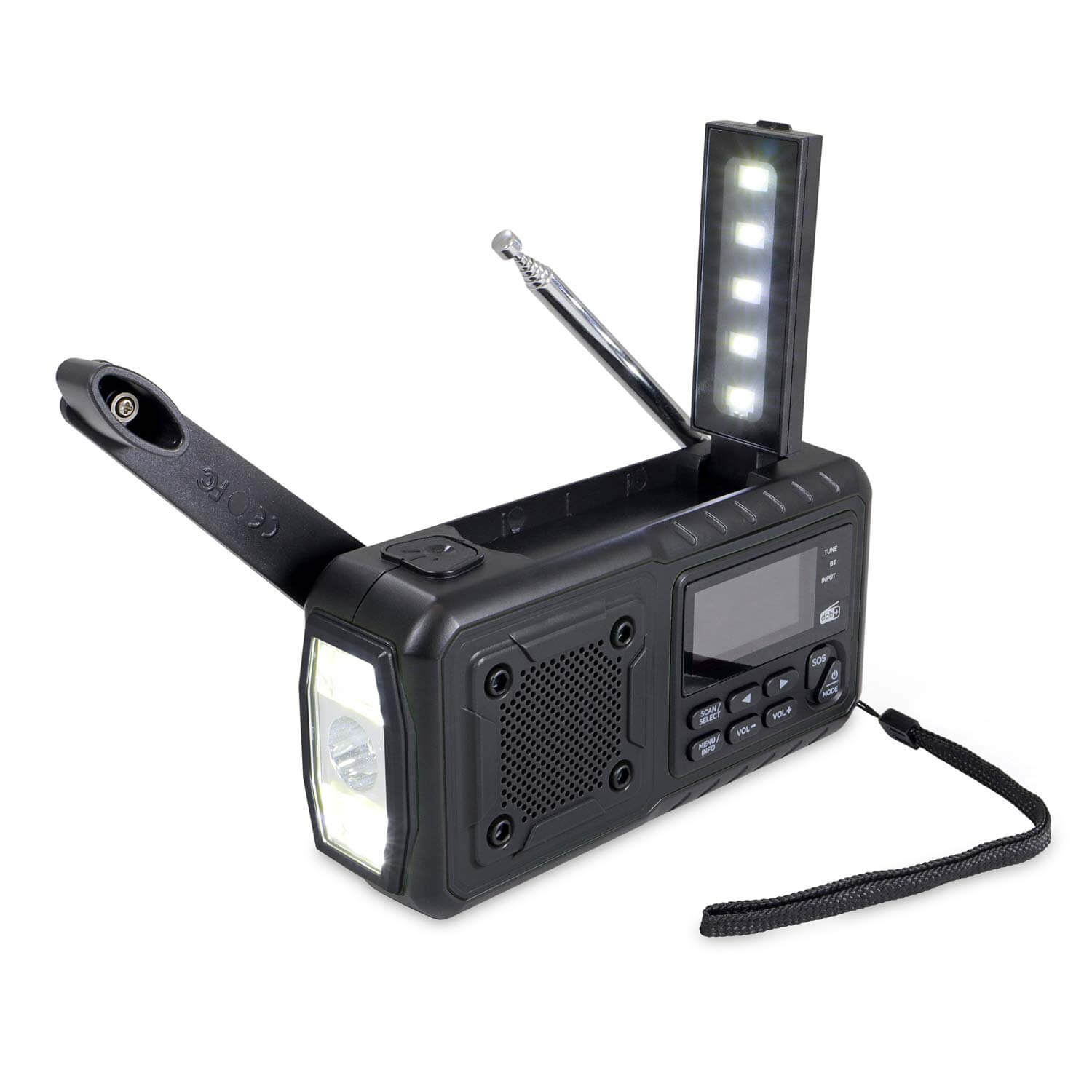 Kurbelradio Multi DAB+ mit Powerbank