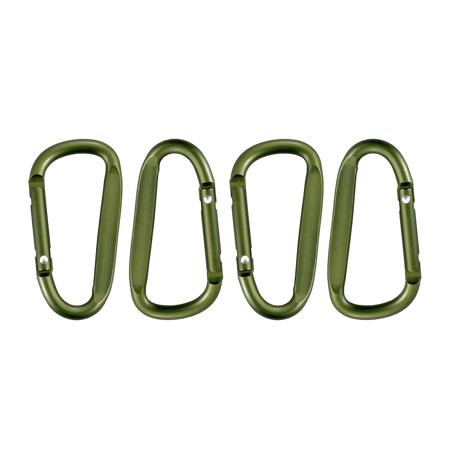 Zubehörkarabiner D-Form 4er Set
