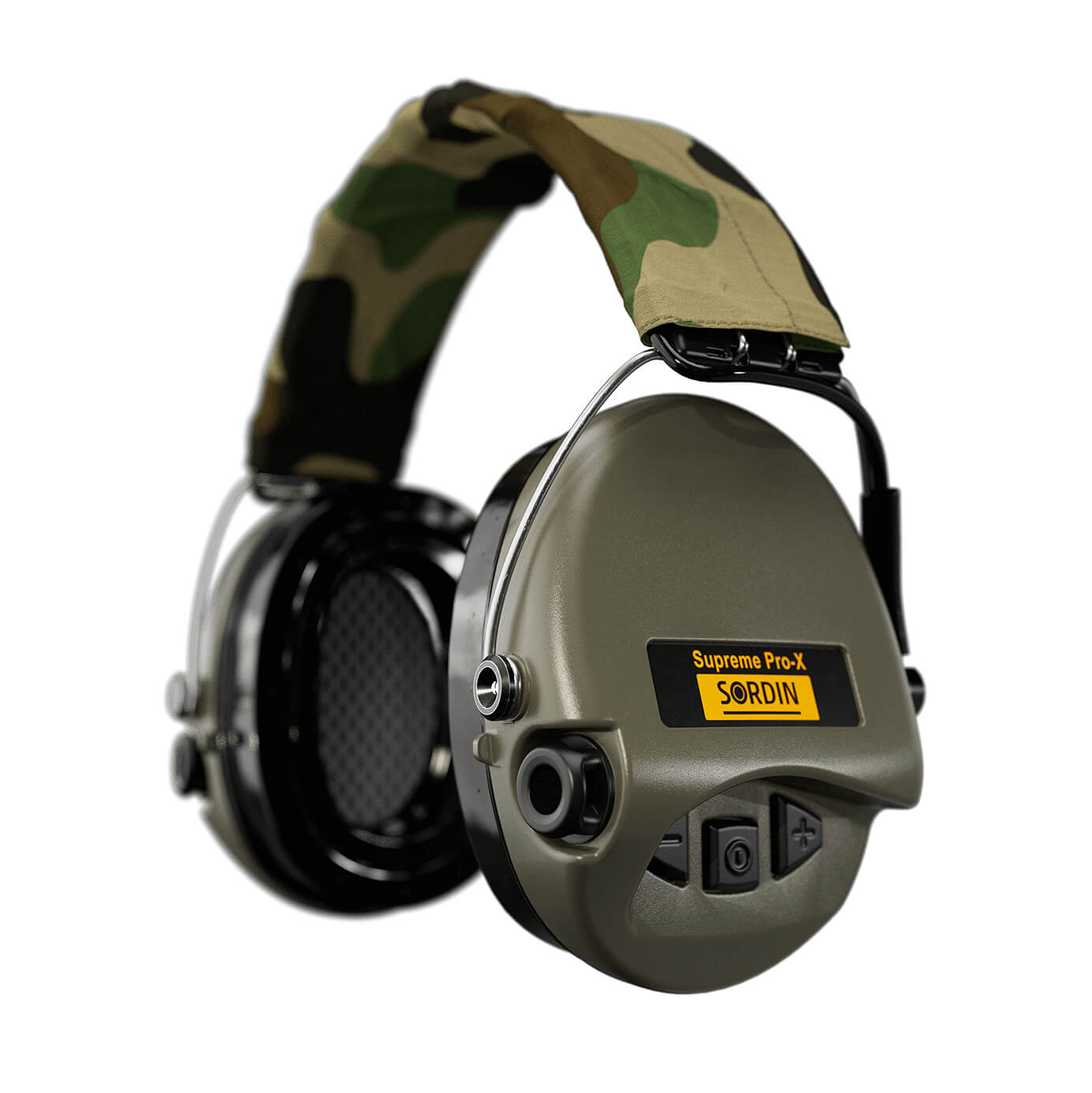 Gehörschutz Pro-X LED Camo mit Gelkissen