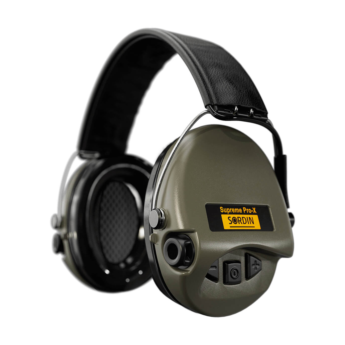 Gehörschutz Supreme Pro-X mit Lederband u. Schaumkissen