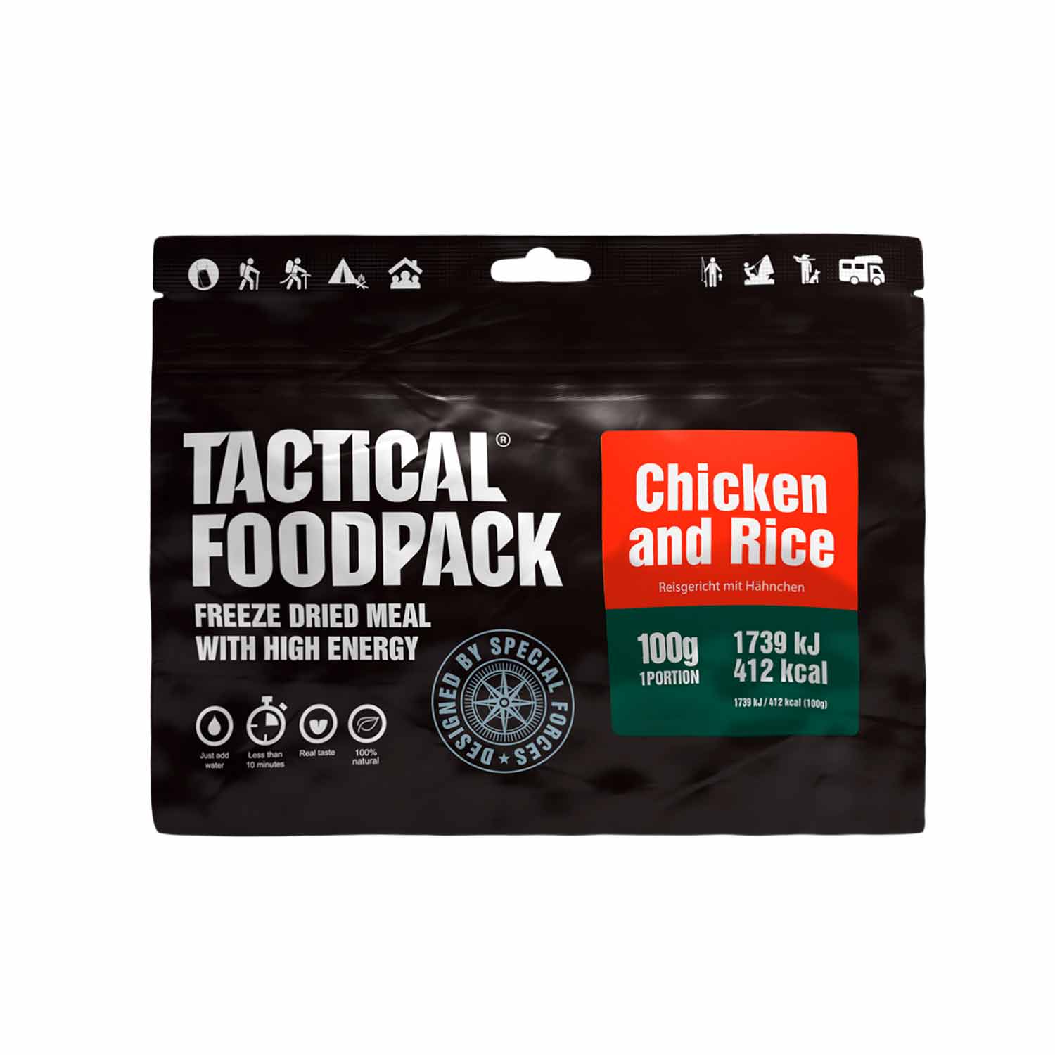Hauptmahlzeit Reisgericht mit Hähnchen (Sale)