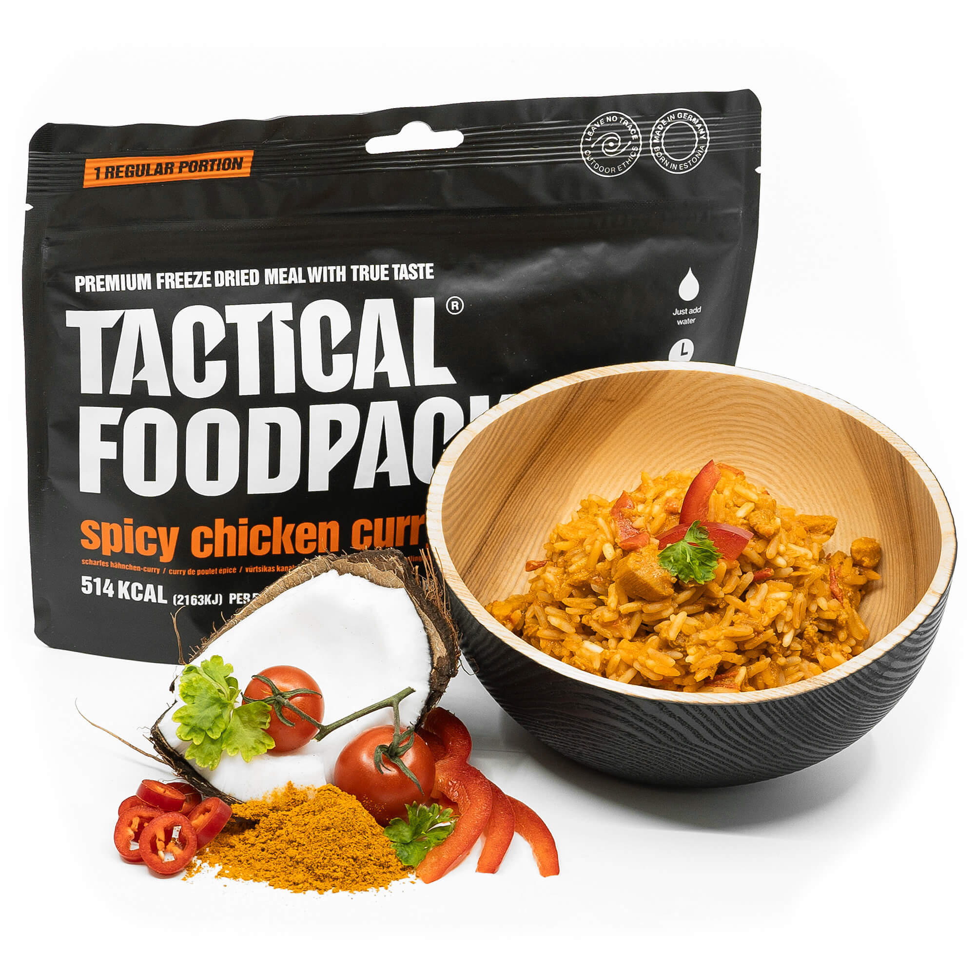 Hauptmahlzeit Scharfes Hähnchen-Curry