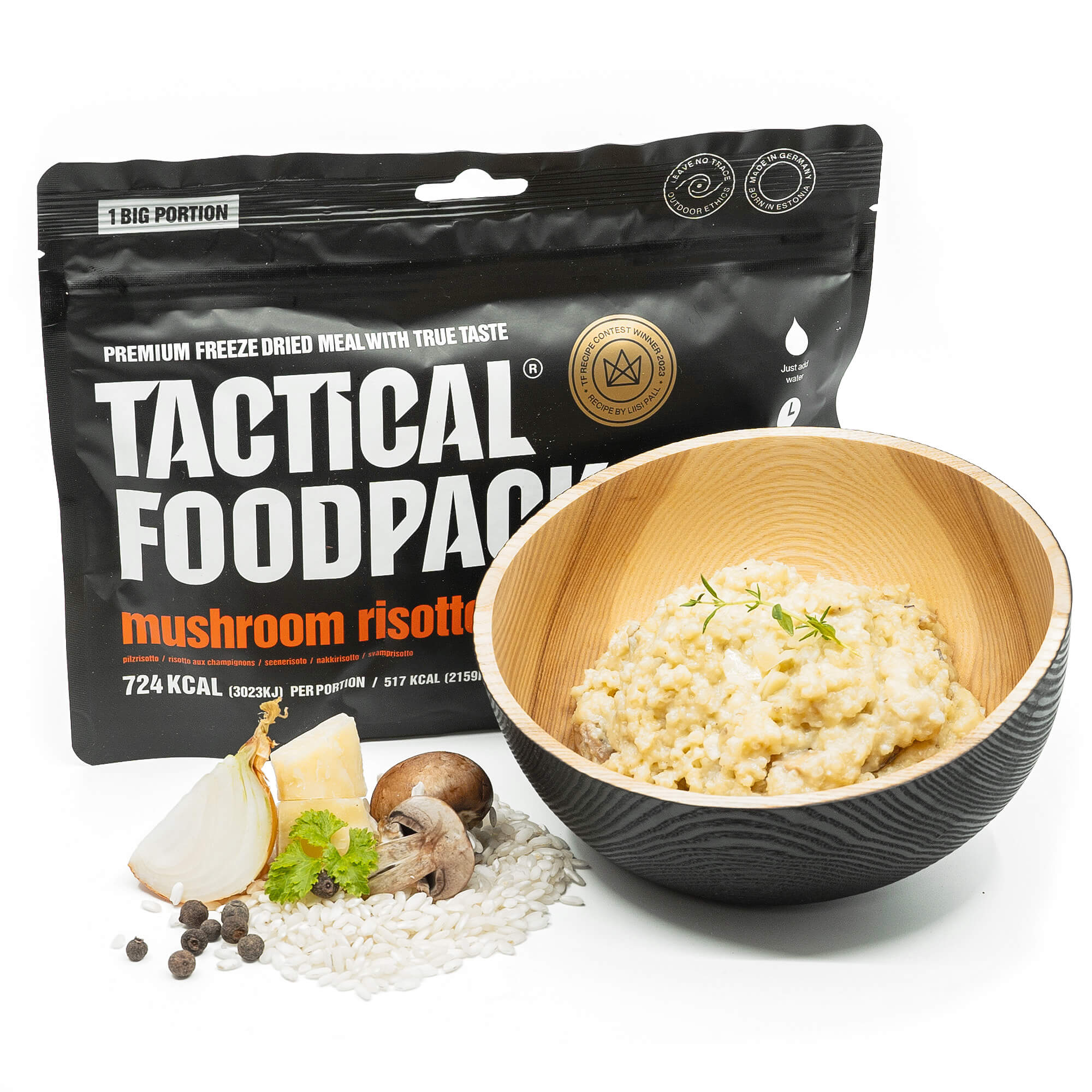 Hauptmahlzeit Pilzrisotto