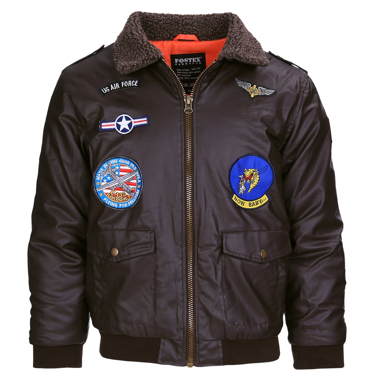 Fostex Kids Fliegerjacke Kunstleder bw-online-shop