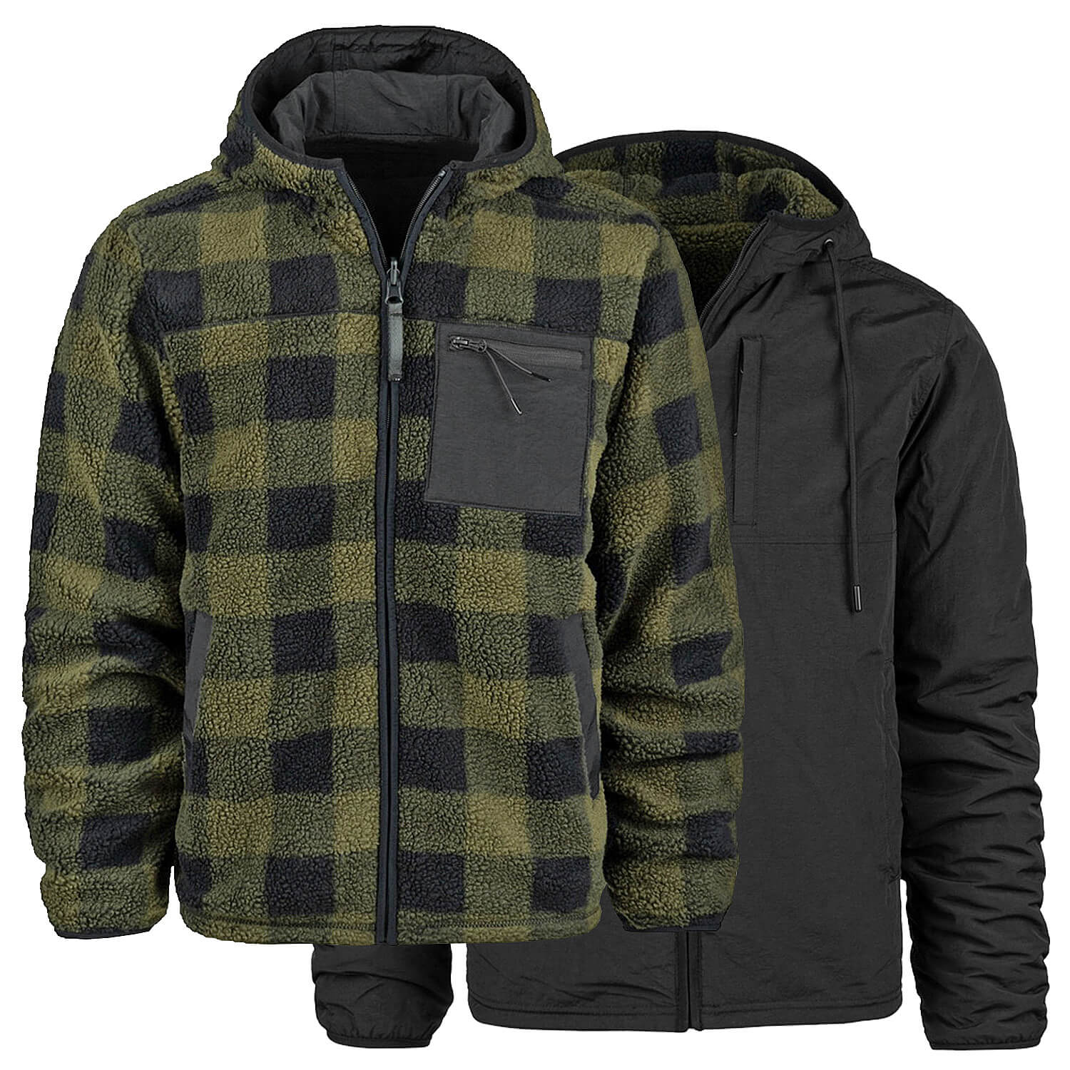 Sherpa-Softshell Wendejacke