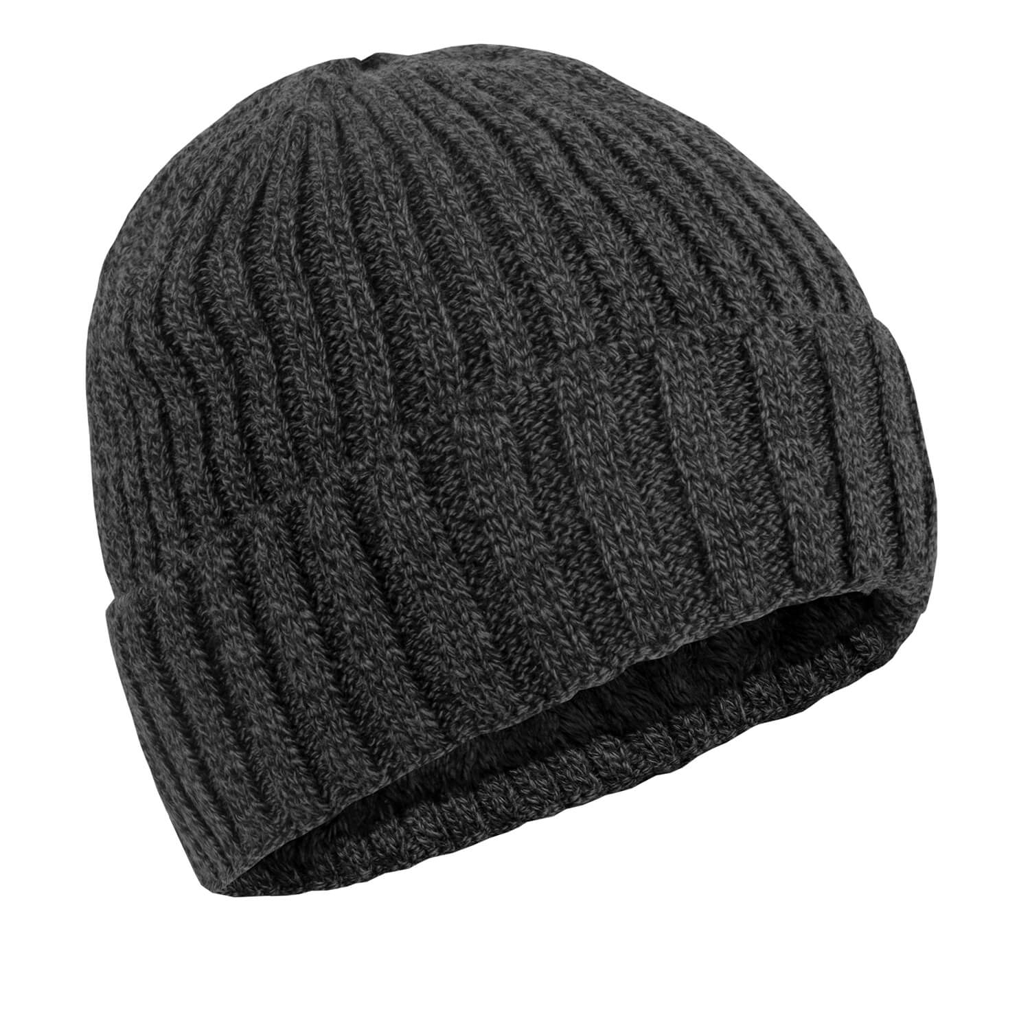 Strickmütze Heavy Knit gefüttert