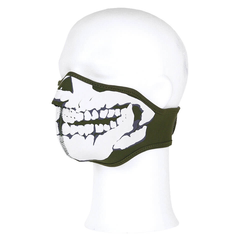 Neopren Gesichtsmaske Skull 3D