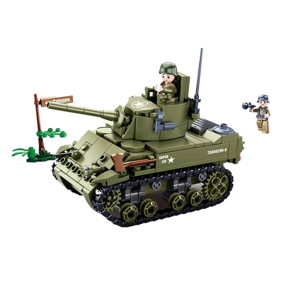 WWII Leichter All. Panzer Bausteine Set M38-B0856 (Sale)