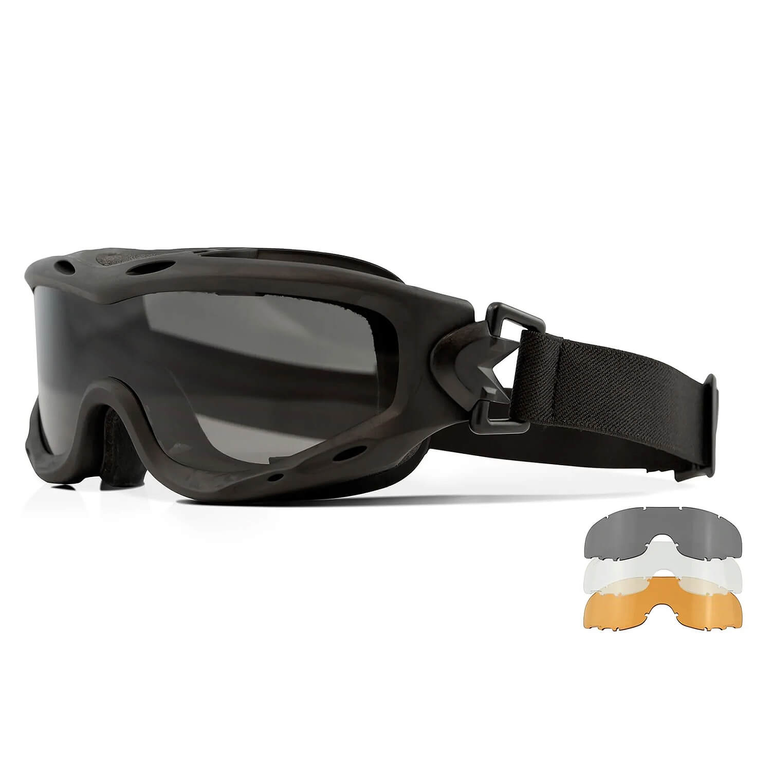 Spear Taktische Brille mit 3 Gläsern