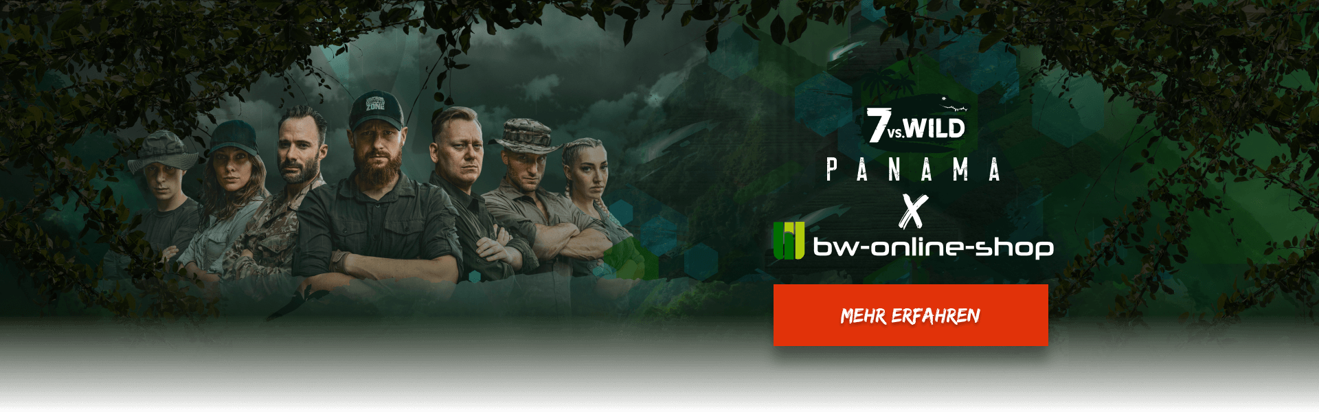 7 vs. Wild x bw-online-shop! Alles zur Ausrüstung & Location