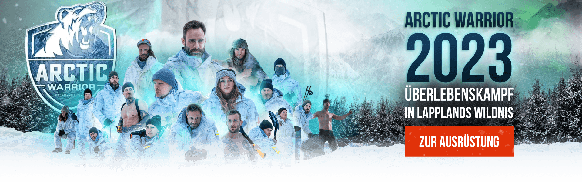 Statte Dich in unserem Shop mit der Ausrüstung des Arctic Warrior 2023 aus