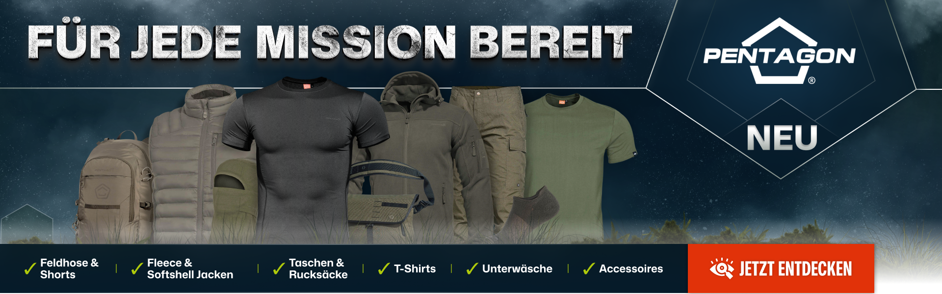 Neues Sortiment von Pentagon im bw-online-shop