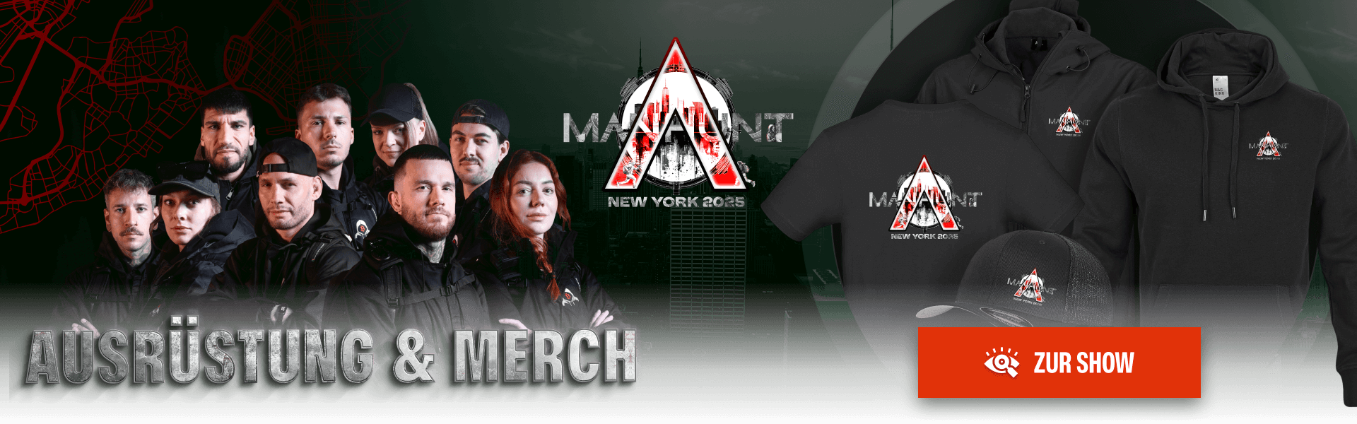 Manhunt: Ausrüstung & Merch im bw-online-shop