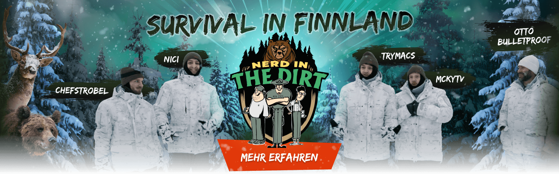 Nerd In The Dirt! Survival mit Trymacs & Co x bw-online-shop
