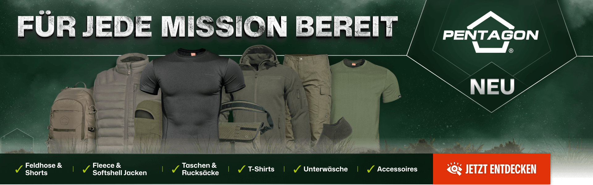 Neues Sortiment von Pentagon im bw-online-shop