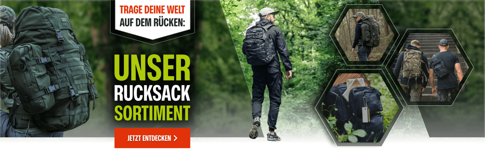Rucksäcke für Outdoor und Alltag - Jetzt im bw-online-shop bestellen