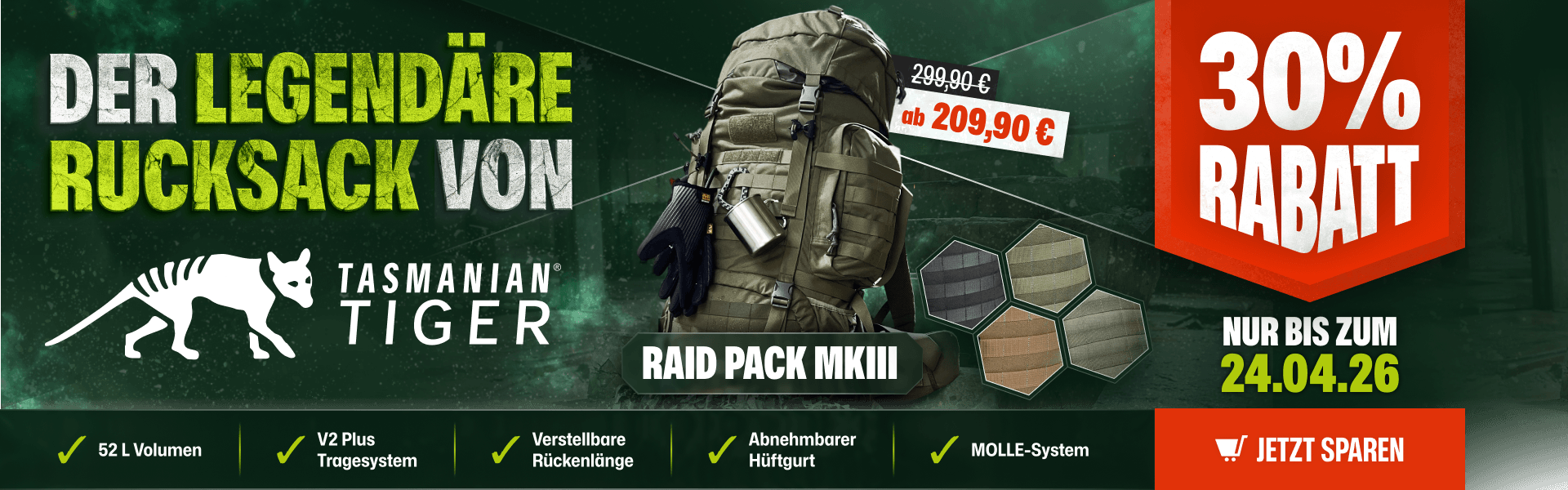 Angebot - TT Rucksack Raid Pack MKIII